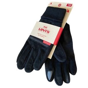 LEVI’S Knit & Suede Gloves